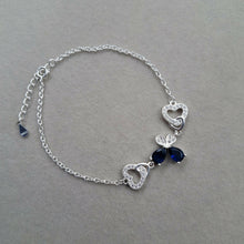 Pulsera Mariposa Azul Plata 925