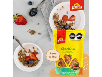 GRANOLAS - 9 semillas - Bolsa de 350g (GRANVITA)