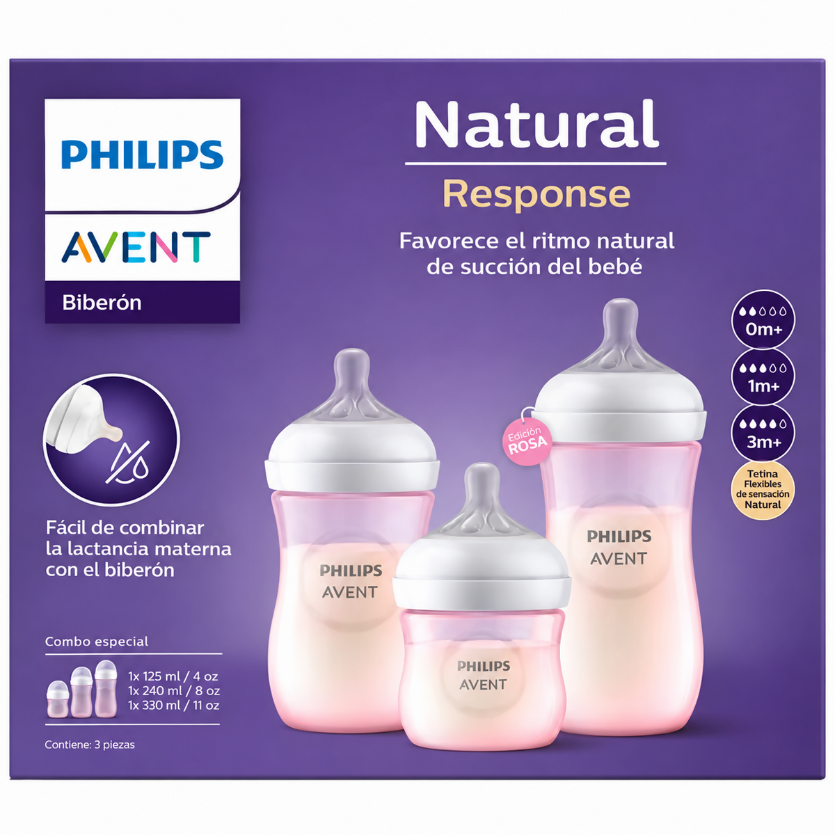 Set de biberones Natural Response