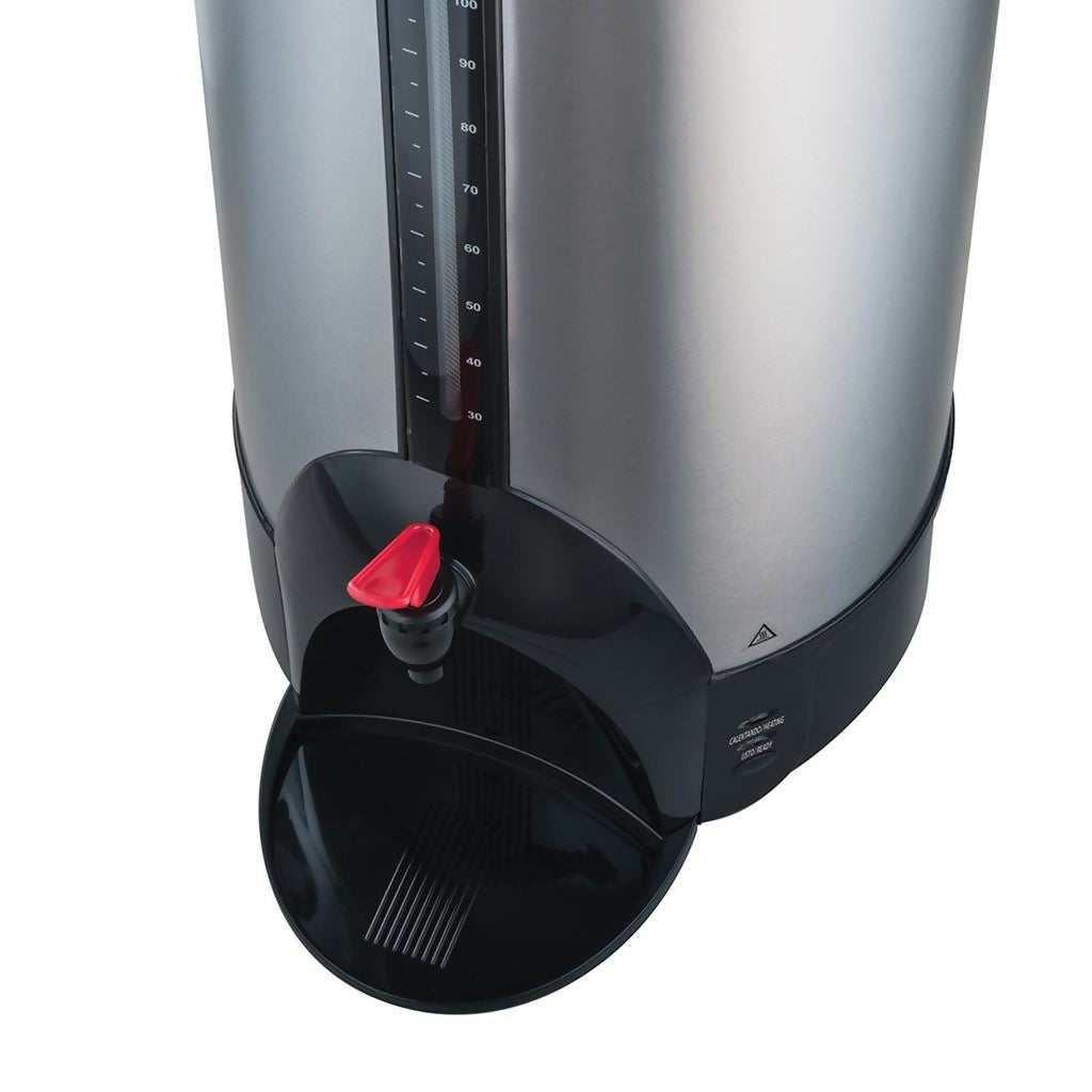 Percoladora de acero inoxidable para 100 tazas Oster