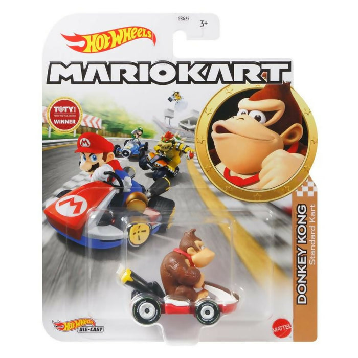 Hot Wheels Mario Kart Donkey Kong Standard Kart Metal.