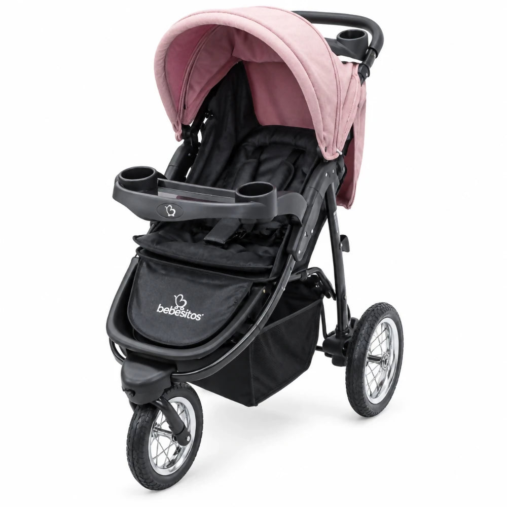 Coche para bebé con cargador/portabebé y base