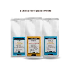 Café en grano o molido combo de 3 Lb