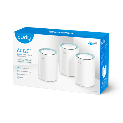 6971690792817_1 AC1200 Gigabit Mesh Wi-Fi System 3pack