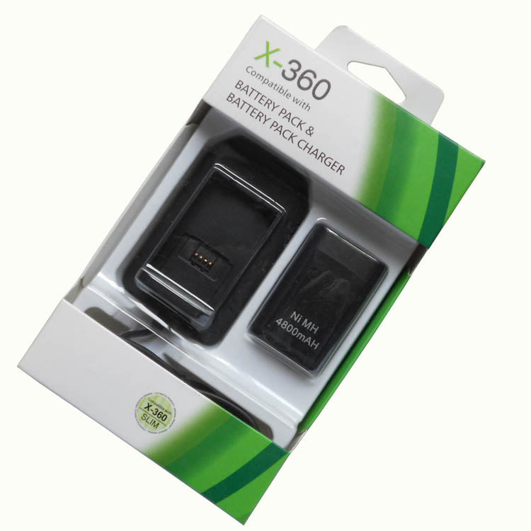 Kit de batería con cargador para control de xbox 360