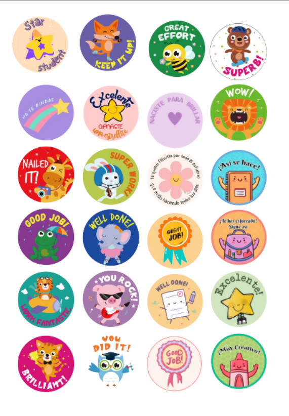 stickers logros