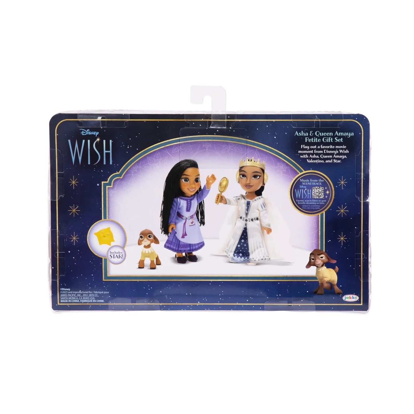 Disney Wish Asha & Queen Amaya Set de Regalo de Muñeca.