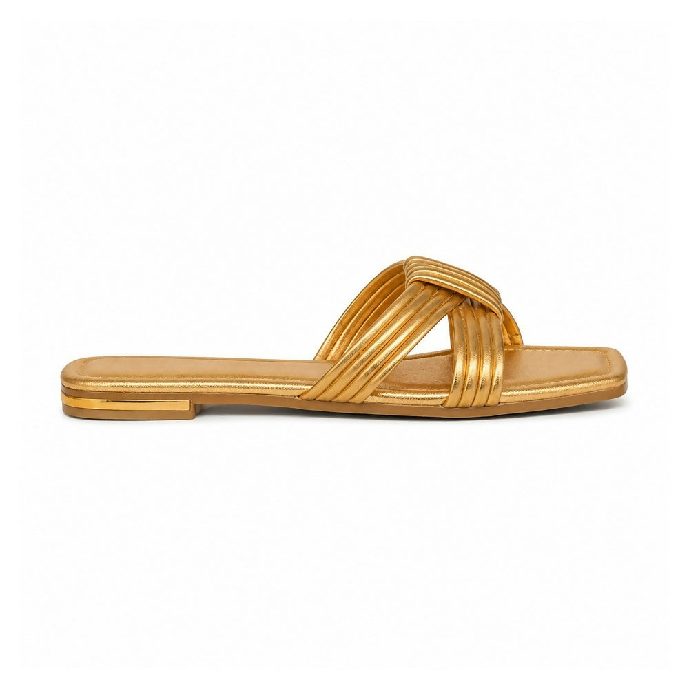 Sandalias Aura Champagne