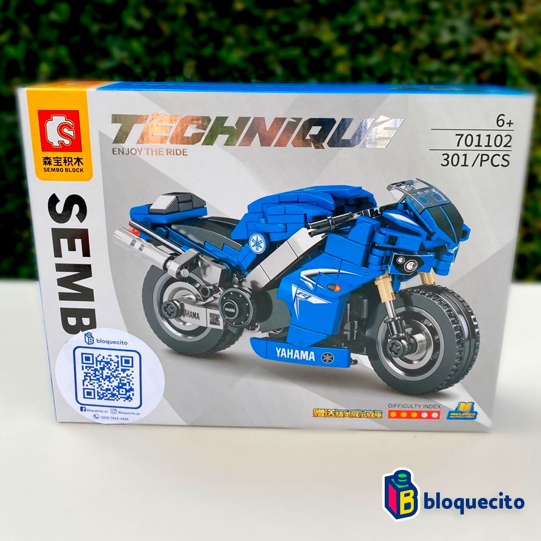 SEMBO | MOTO Yamaha Azul