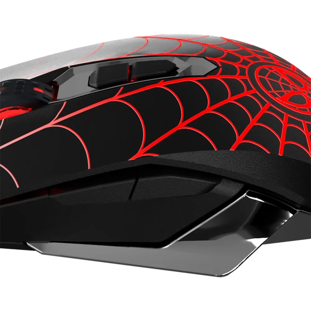 Marvel Spider-Man gaming mouse wrd w/light