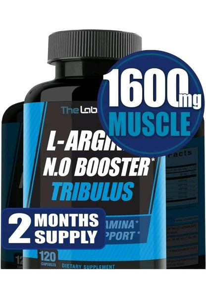 L-Arginina 1600 MG N.O. Booster Tribulus