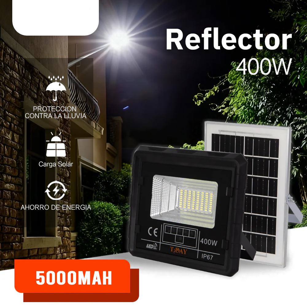 Reflector Solar de 400W con control remoto