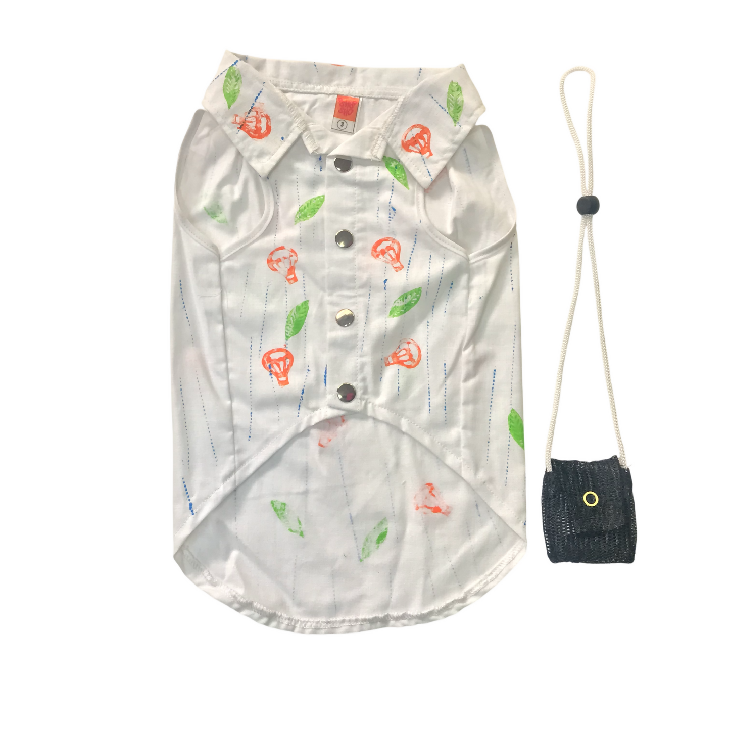 Camisa de Verano para Perro con Bandolera a Juego