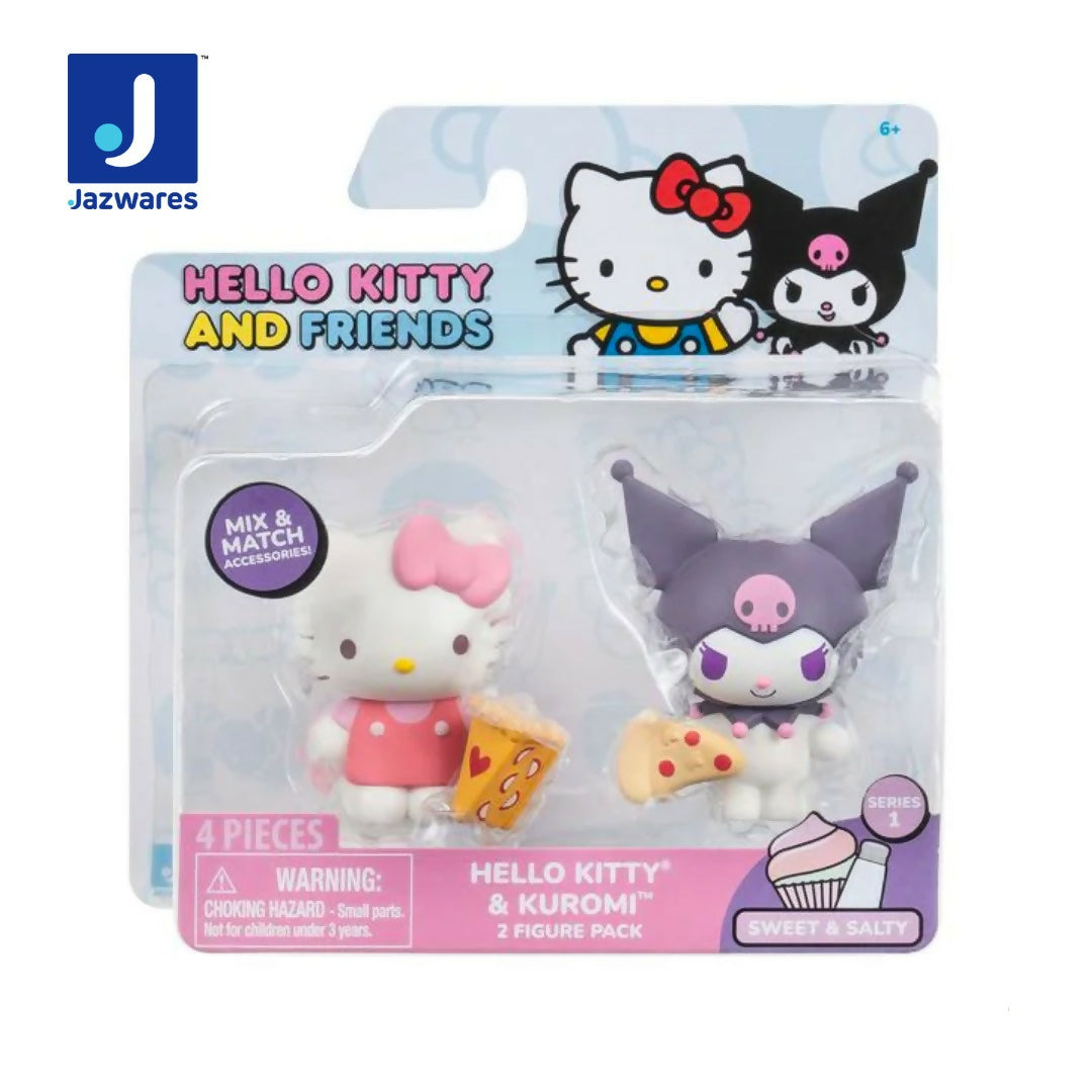 Hello Kitty & Kuromi 2 figure Pack Jazwares Original.