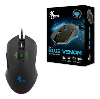 Mouse Gaming Xtm-710 Azul Venom Xtech