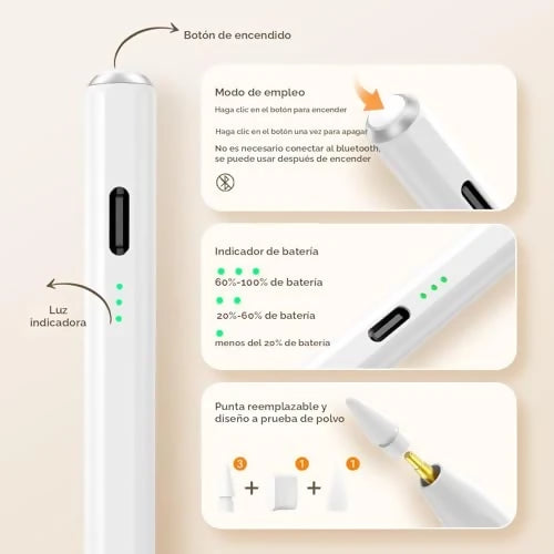 Lápiz Óptico para iPad (2018-2025)