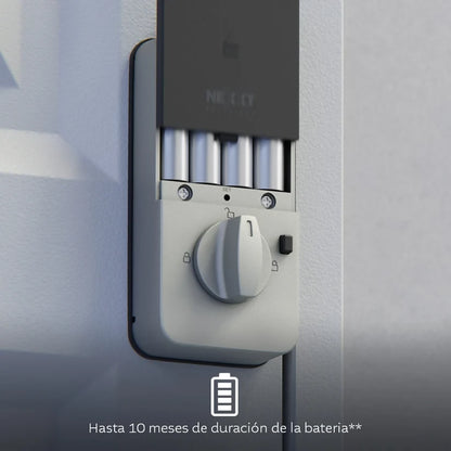 Cerradura Inteligente Wi-Fi de Acero Inoxidable — 5 Modos de Acceso, Huella Dactilar, IP65 | Nexxt NHS-D150