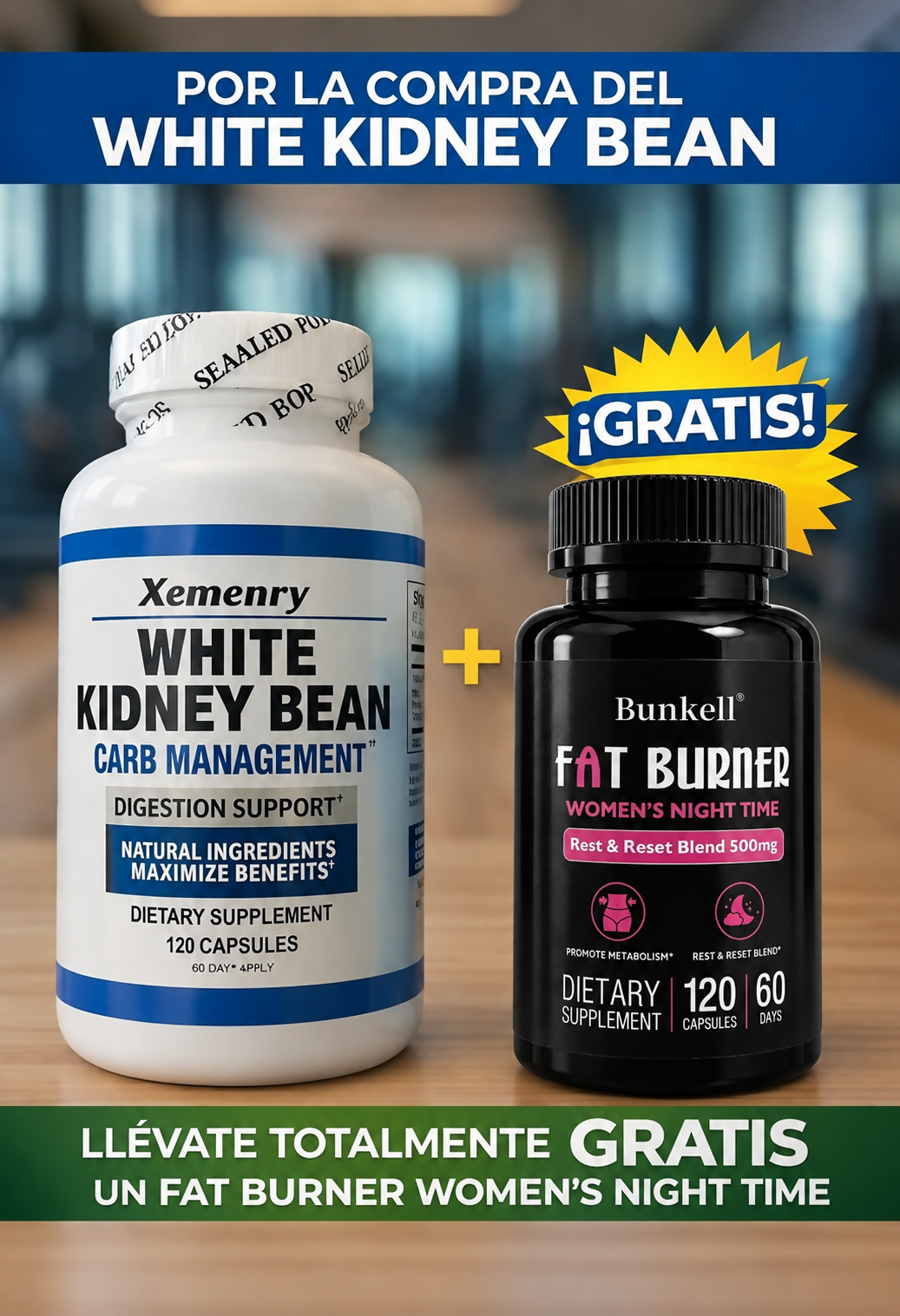 Combo Bloqueador de Carbohidratos + Fat Burner Women’s Nigth Time