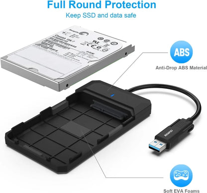 Caja de Disco Duro Externo SATA a USB