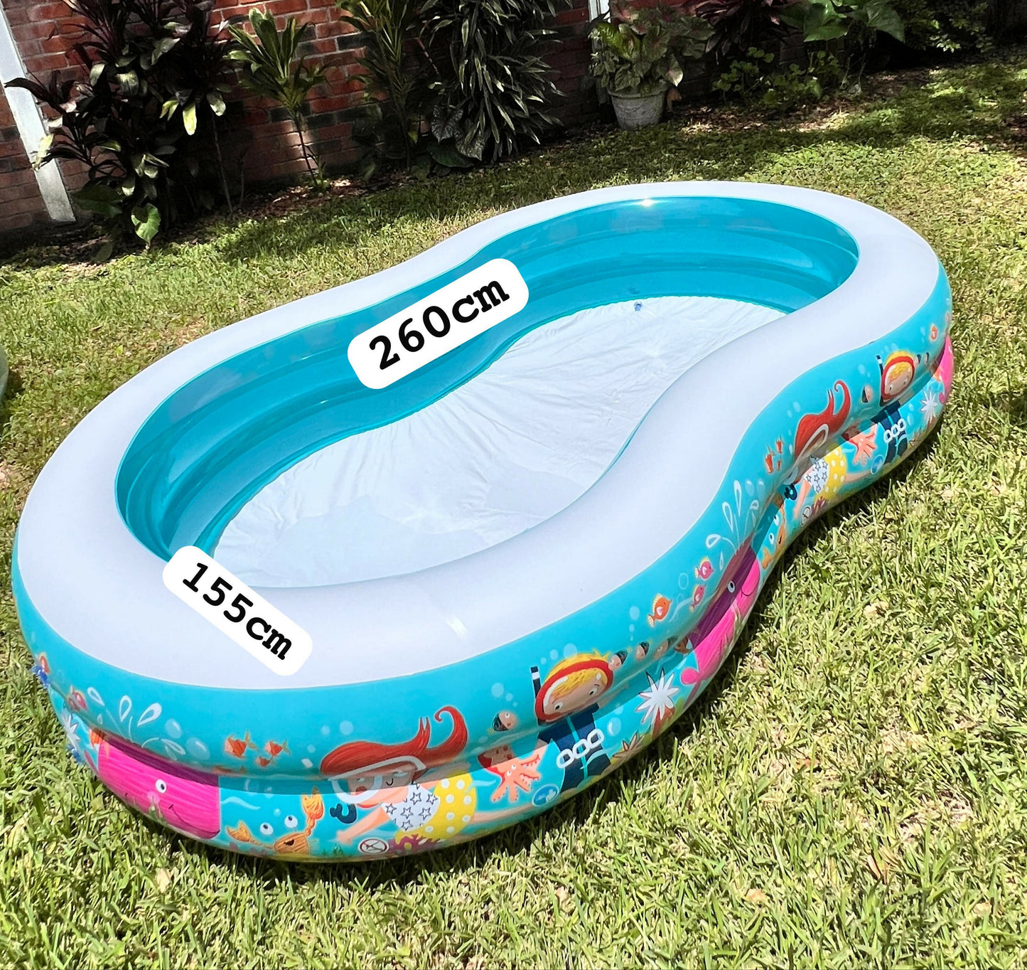 Piscina infantil Inflable con diseño de mar