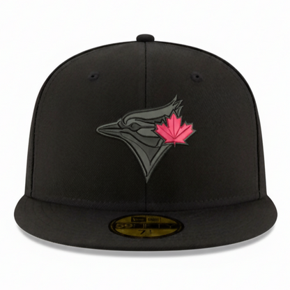 Gorra Toronto Blue Jays Black & Red Maple Leaf 59FIFTY