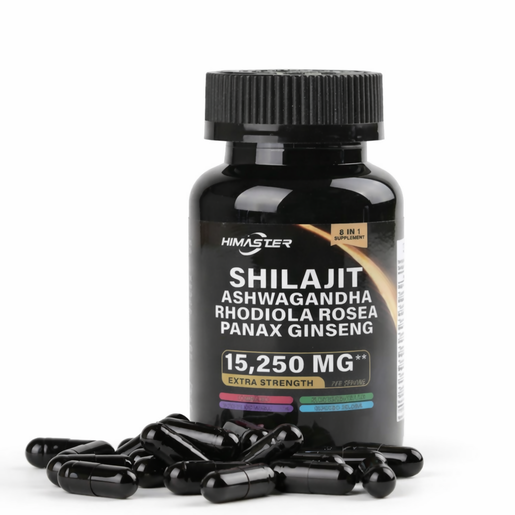 SHILAJIT + Ashwagandha + Rhodiola Rosea + Panax Ginseng