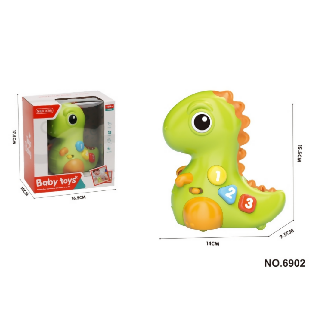 Dino interactivo musical y de aprendizaje