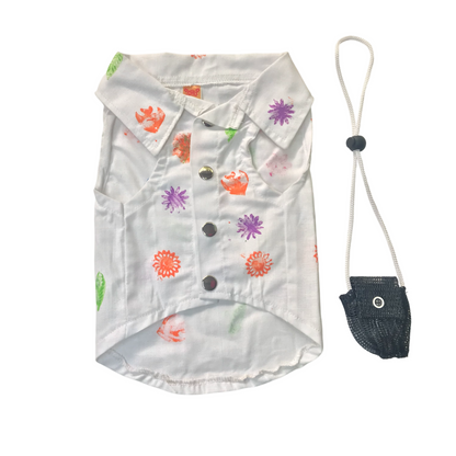 Camisa de Verano para Perro con Bandolera a Juego