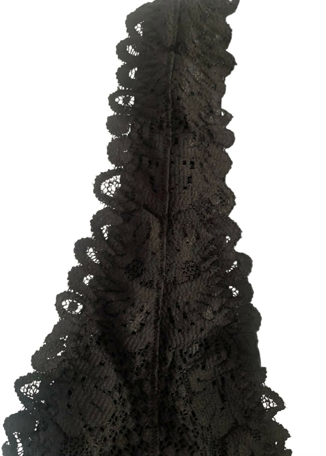 Bralette de encaje negro Talla M