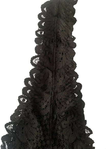 Bralette de encaje negro Talla M