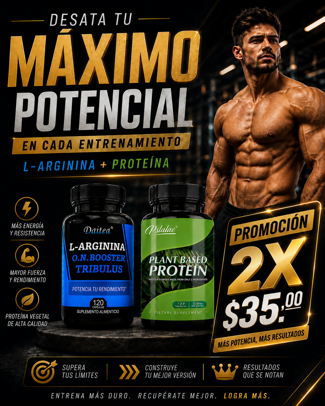 L-ARGININA + PROTEÍNA