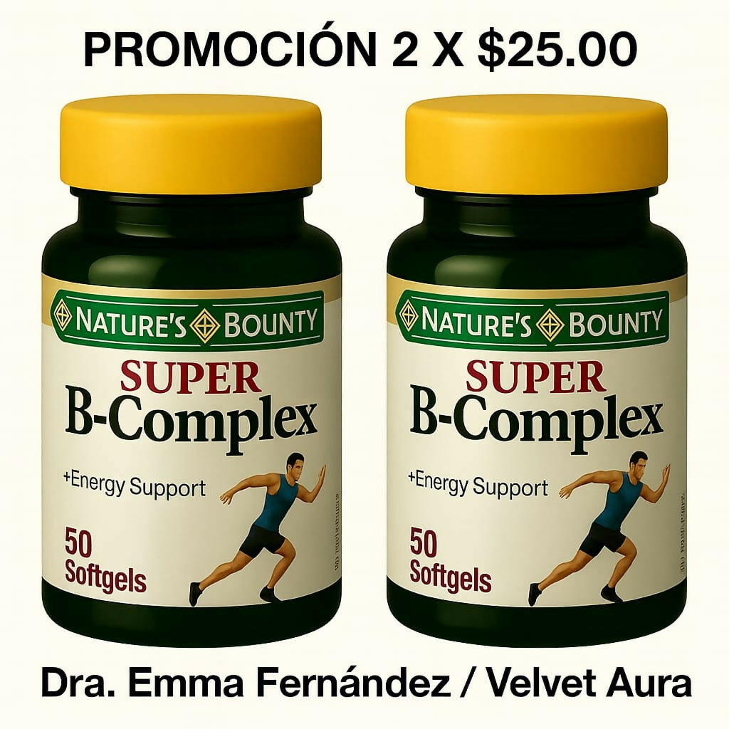 Super B-Complex de Nature’s Bounty ¡Promoción 2 x 1!