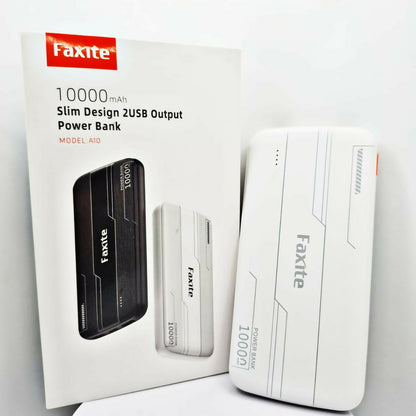 BATERIA PORTATIL FAXITE A10-10,000 NEGRA