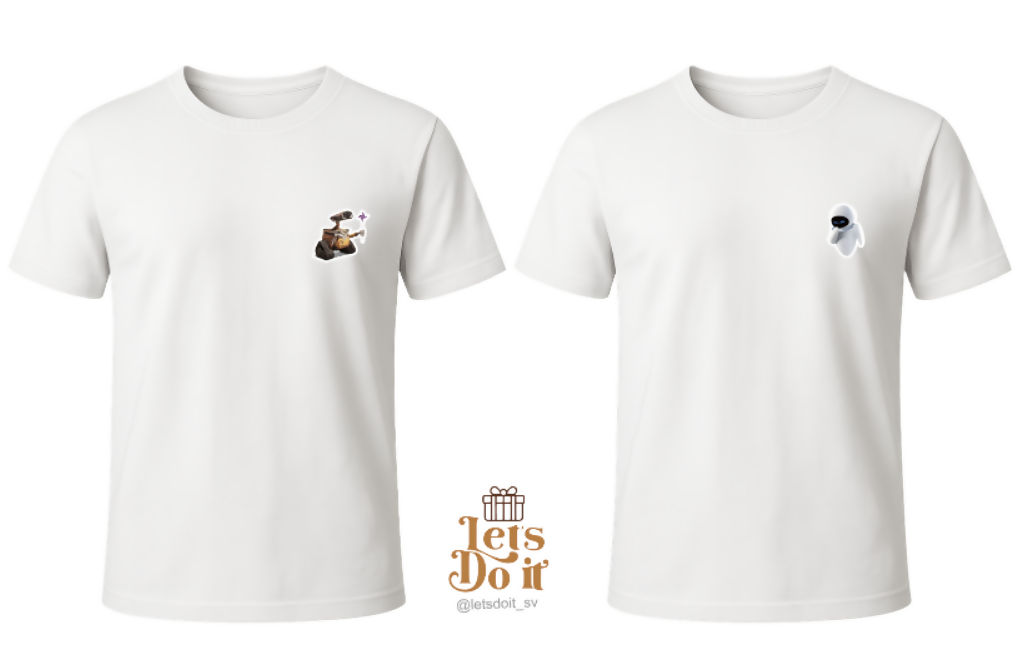 Camisa WALL-E & EVA DUO