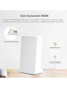 Router 4G LTE con SIM Mercusys MB110-4G WiFi 300Mbps