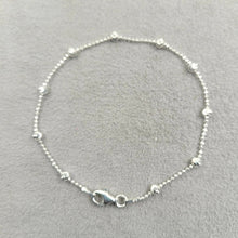 Pulsera bolitas plata 925
