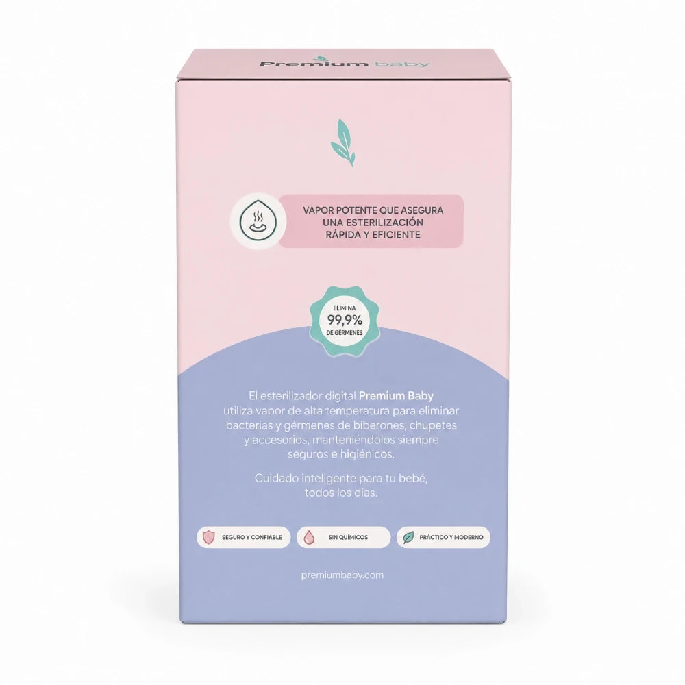 Esterilizador Digital para Biberones - Premium Baby