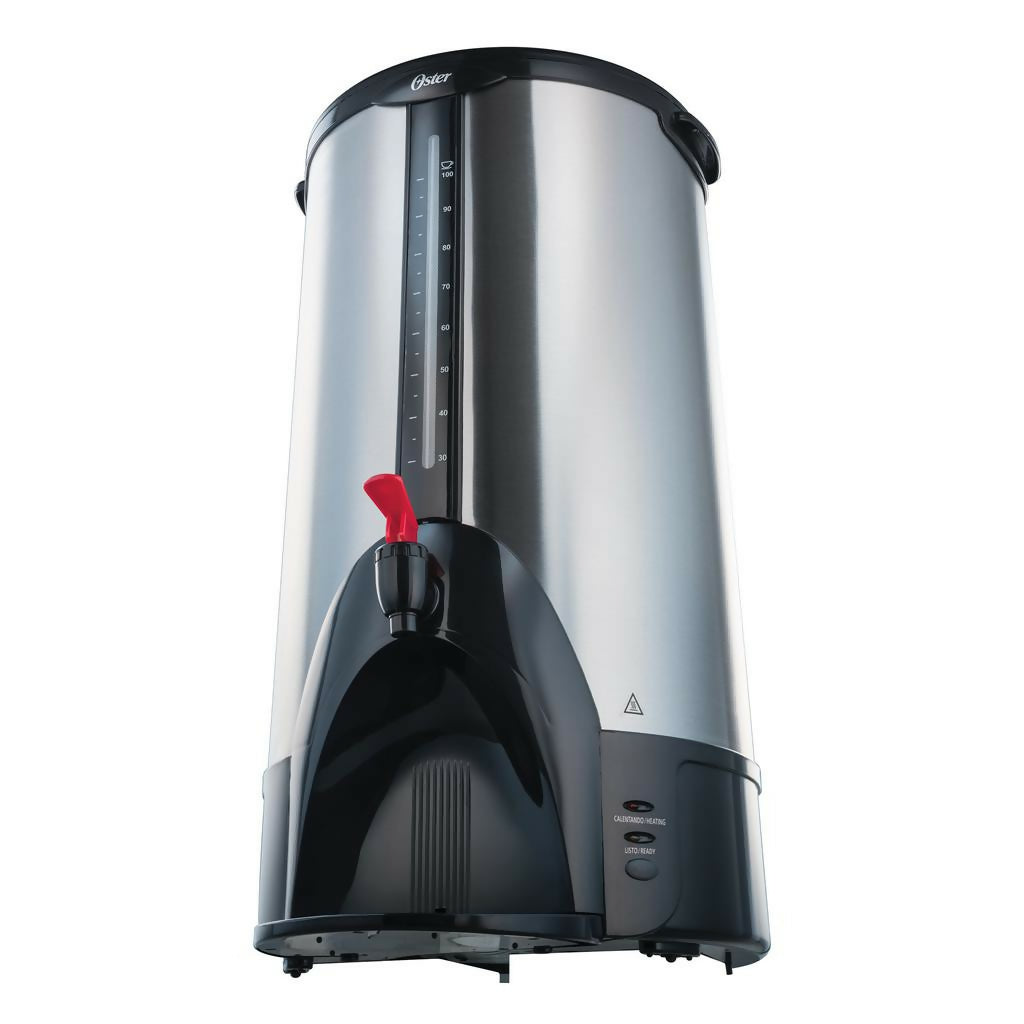 Percoladora de acero inoxidable para 100 tazas Oster