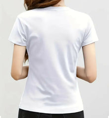 Blusa blanca de manga corta talla S