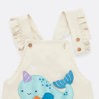 Overol de vestido para bebé niña