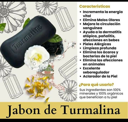 Jabón Turmalina