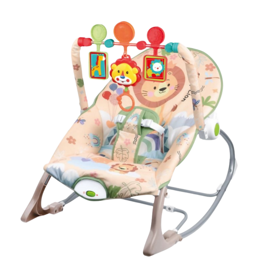 Silla mecedora con vibración para bebé