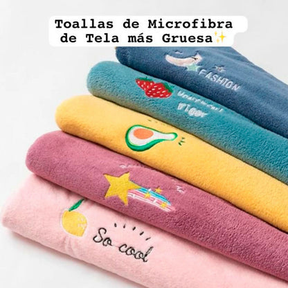 Toalla de microfibra para cabello