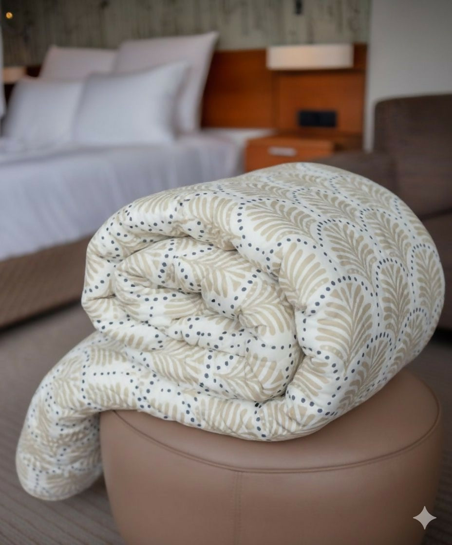 Edredón de poliéster con estampado