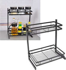 Organizador de cocina de dos niveles para especieros