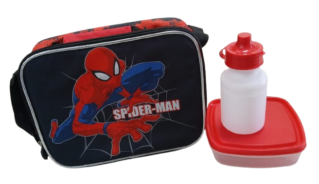 LONCHERA SPIDER-MAN CON ACCESORIOS