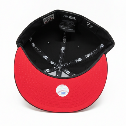 Gorra Los Angeles Angels Blackout Halo 59FIFTY