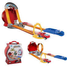 Pista de carreras transformable 2 en 1