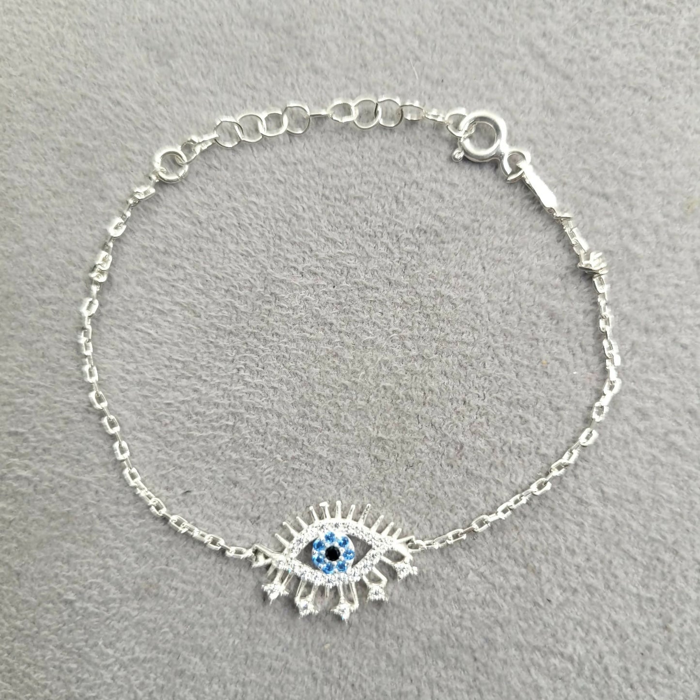 Pulsera Ojo Turco Plata 925