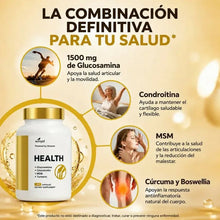 GLUCOSAMINA + CONDROITINA + MSM + CÚRCUMA.